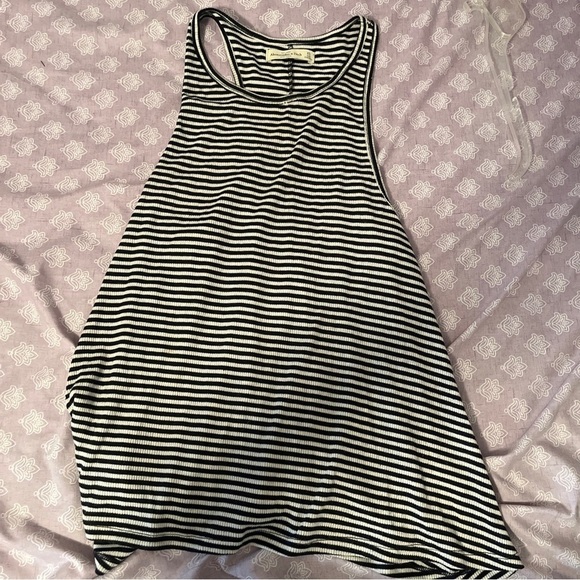 Vintage Abercrombie & Fitch - Striped Racerback Tank Top - Size XS - Picture 8 of 8